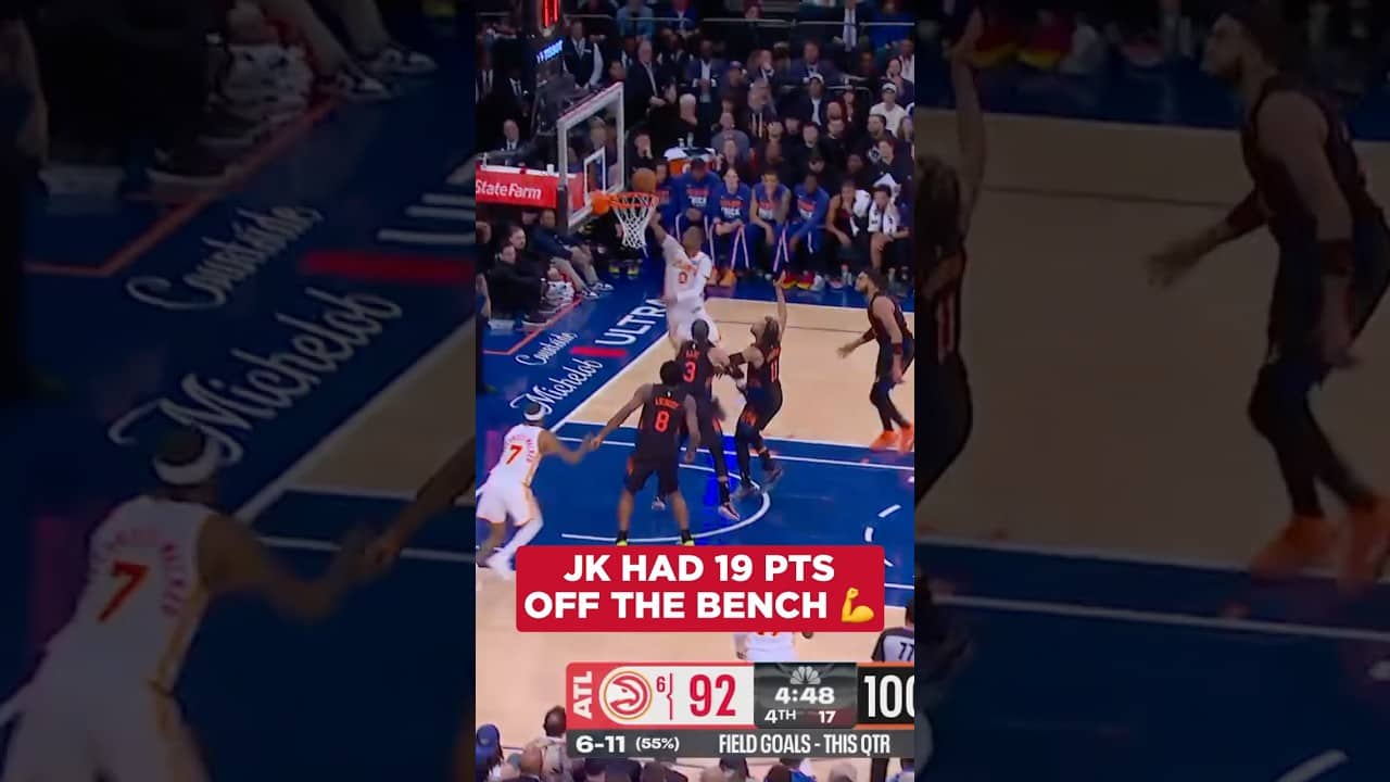 Kuminga was cooking 👨‍🍳 #nba #atlantahawks #playoffs