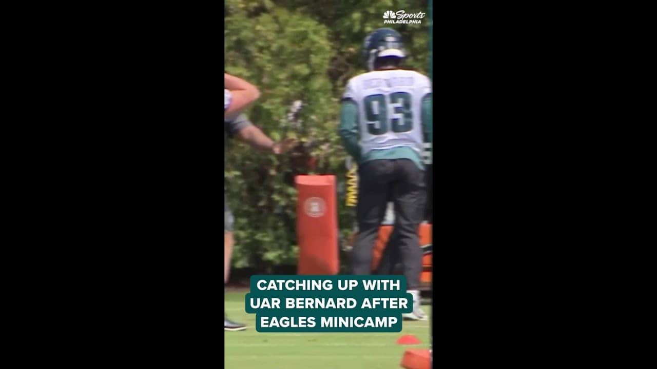 Uar Bernard is finding his family in Philly with the Eagles