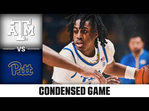 Texas A&M vs. Pitt Condensed Game | 2025-26 ACC Men's Basketball