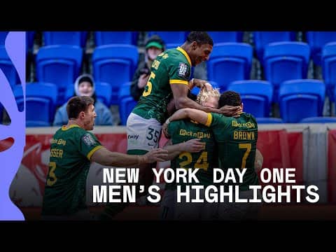 South Africa and Fiji chase series title! 👀 | HSBC SVNS New York 2026 | Day One Men's Highlights