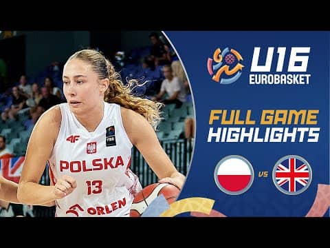 Round of 16: Poland 🇵🇱 vs Great Britain 🇬🇧 | Highlights | FIBA U16 Women's EuroBasket 2025