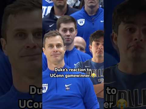 Duke couldn’t believe it. 😭 ​⁠@Whrisss