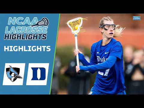 Johns Hopkins vs Duke | NCAA Women’s College Lacrosse Highlights | February 15, 2026