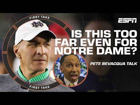 Stephen A. & Paul Finebaum are NOT BUYING Notre Dame AD's attack on the ACC 👀 | First Take