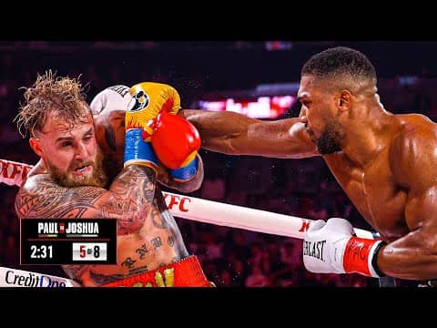 Jake Paul vs Anthony Joshua - Fight Recap & Highlights 😱