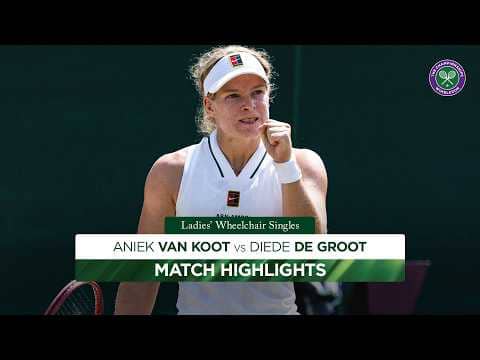 A perfect showing! | Aniek van Koot vs Diede de Groot | Highlights | Wimbledon 2026