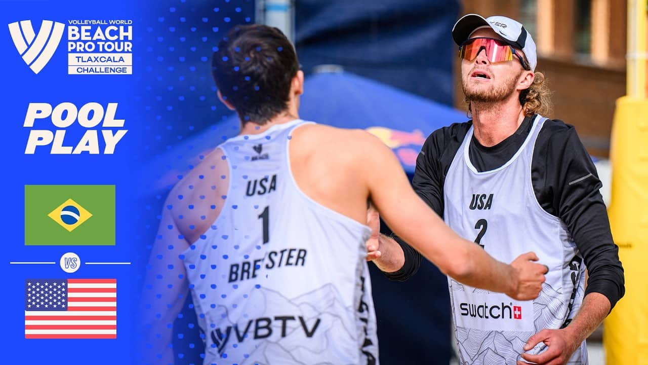 Adelmo/Mateus vs. Brewster/Webber - Pool Play Highlights | Tlaxcala 2026 #BeachProTour