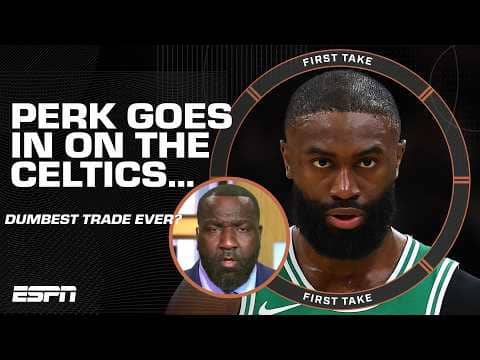 WORST TRADE EVER? 😳 Jaylen Brown to Philly is 'LUKA-AD TRADE-ESQUE' - David Dennis Jr. | First Take