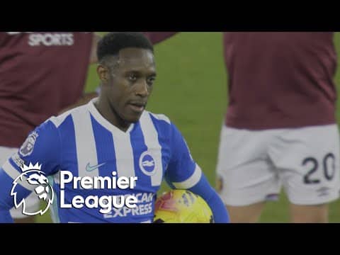Danny Welbeck's penalty puts Brighton level with West Ham | Premier League | NBC Sports