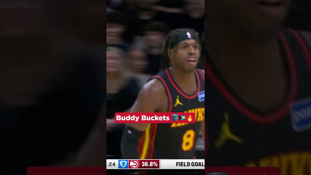 Buddy was on a heater in the first half with 16 points! #hawks #nba #buddyhield