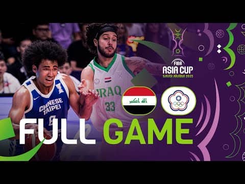 Group Phase | Iraq v Chinese Taipei | Full Basketball Game | FIBA Asia Cup 2025