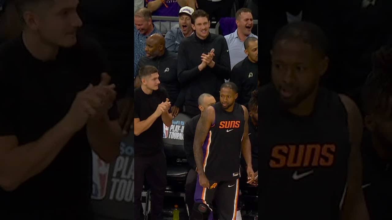 JG4 4-POINT PLAY TO END THE HALF! #shorts | Phoenix Suns