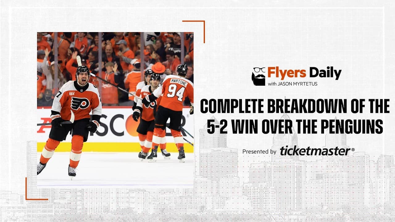 Flyers Daily with Jason Myrtetus 4-22-26 Flyers vs Penguins Game 3 Recap, Martone and Gary Bettman