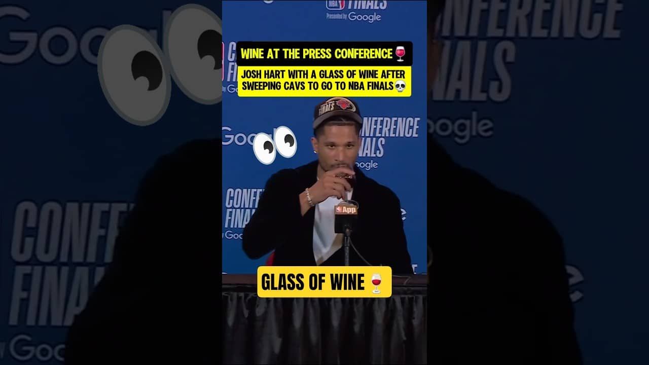 Josh Hart is a MENACE for THIS🍷😭