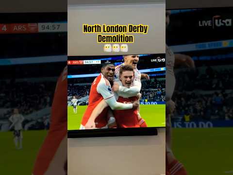 North London Derby Beatdown. Tottenham 1 - 4 Arsenal. Gyökeres with the KO punch. #arsenal #spurs