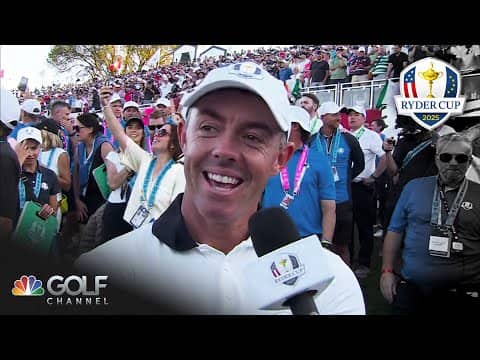 Rory McIlroy reflects on Europe's near-impossible away Ryder Cup win | Golf Channel