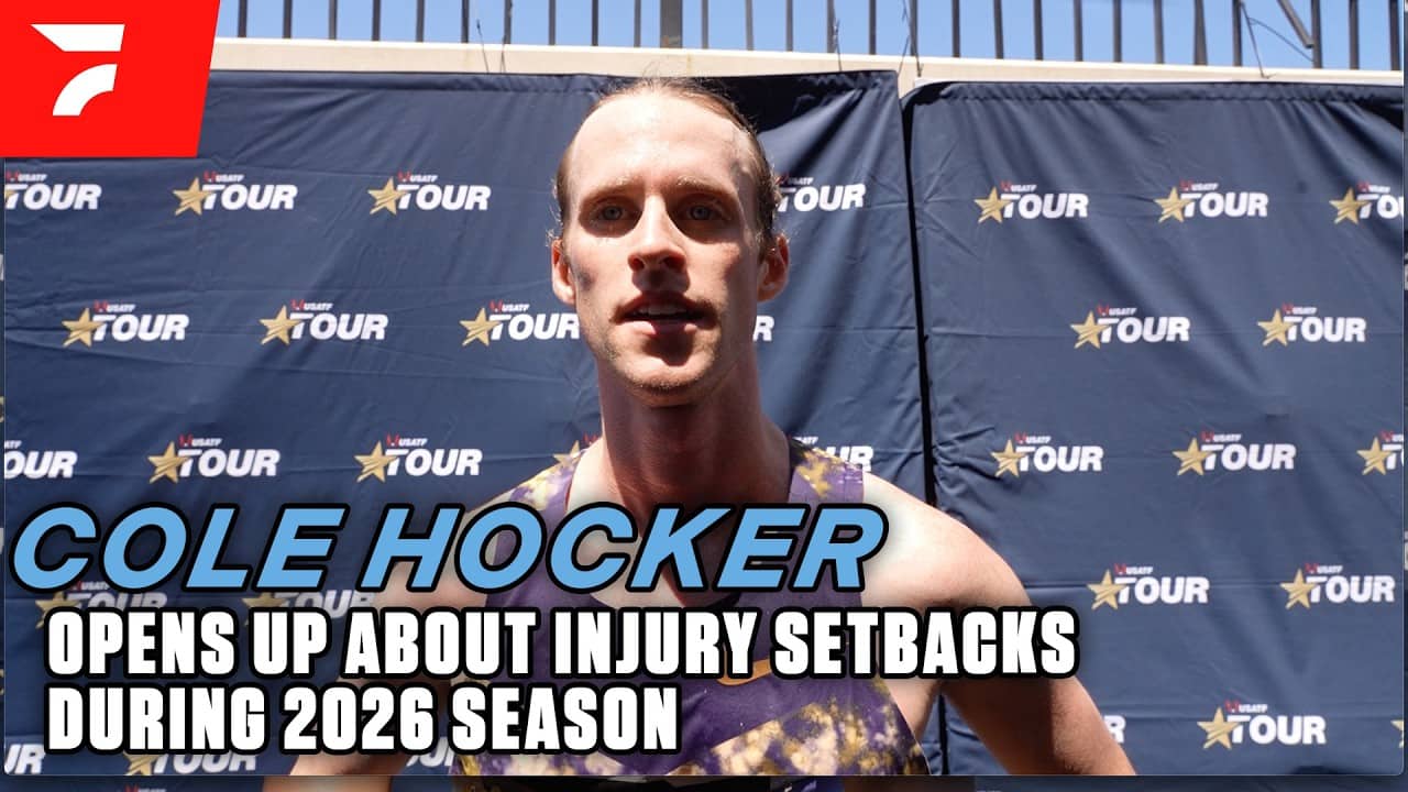 Cole Hocker Opens Up About Injuries This Season After Running 3,000m | 2026 USATF LA Grand Prix