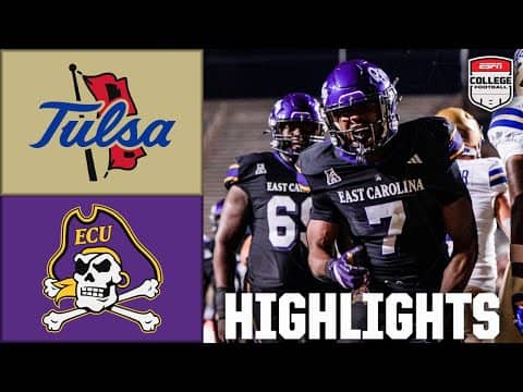 Tulsa Golden Hurricane vs. East Carolina Pirates | Full Game Highlights | ESPN College Football