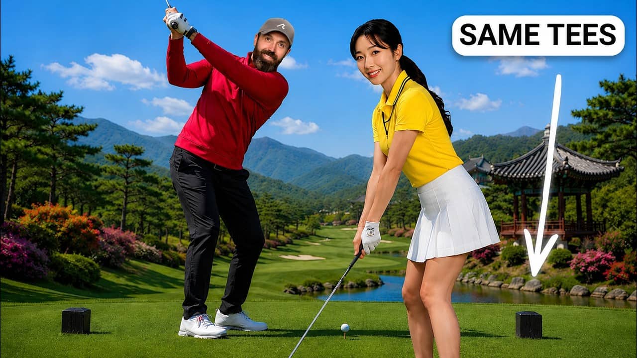 Can I Beat a Female Tour Pro from the same tees?