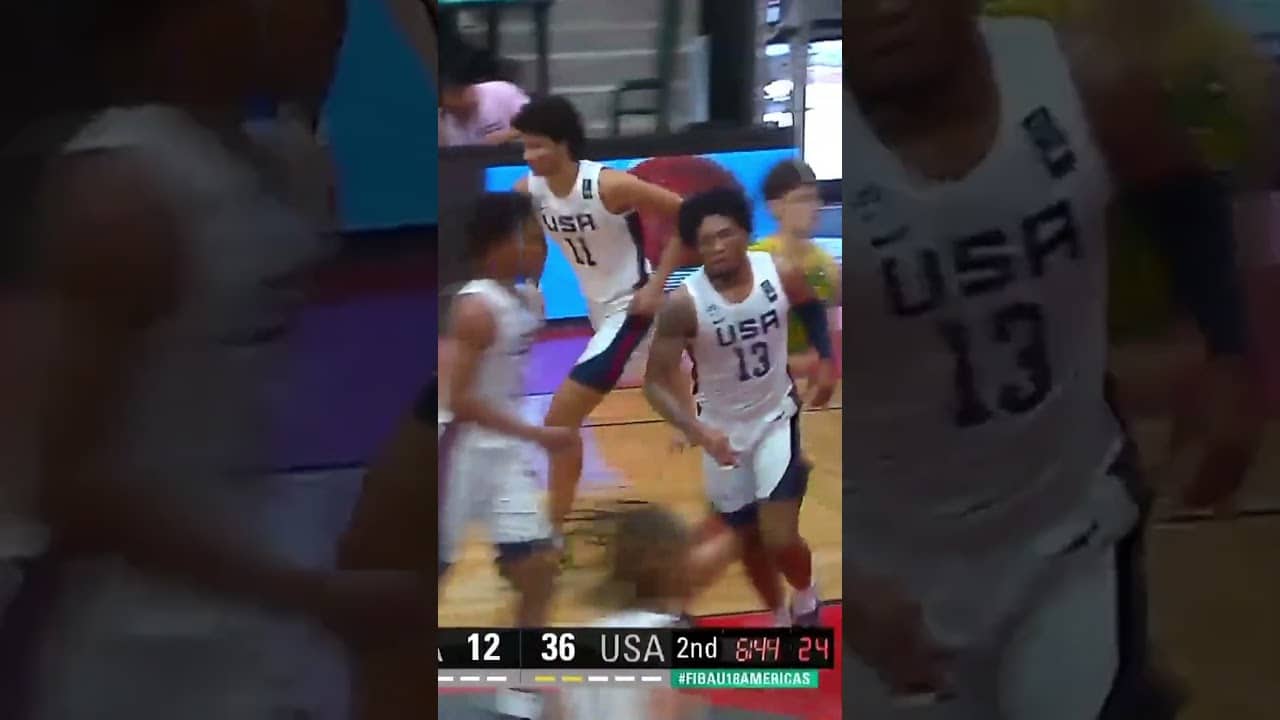 Cam Whitmore at 18 was crazy athletic 🤯 #U18EuroBasket