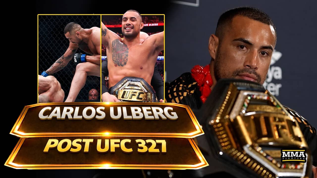 Carlos Ulberg On Jiri Prochazka Showing 'Mercy' Before KO: 'He Made A Mistake' | UFC 327