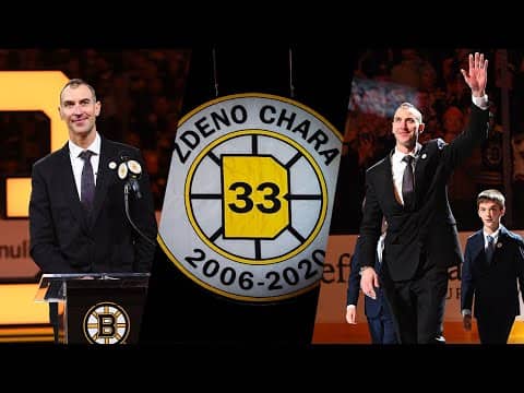 Bruins retire #33 for Zdeno Chara