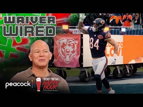 Chicago Bears’ Colston Loveland among top waiver wire TEs | Fantasy Football Happy Hour | NFL on NBC