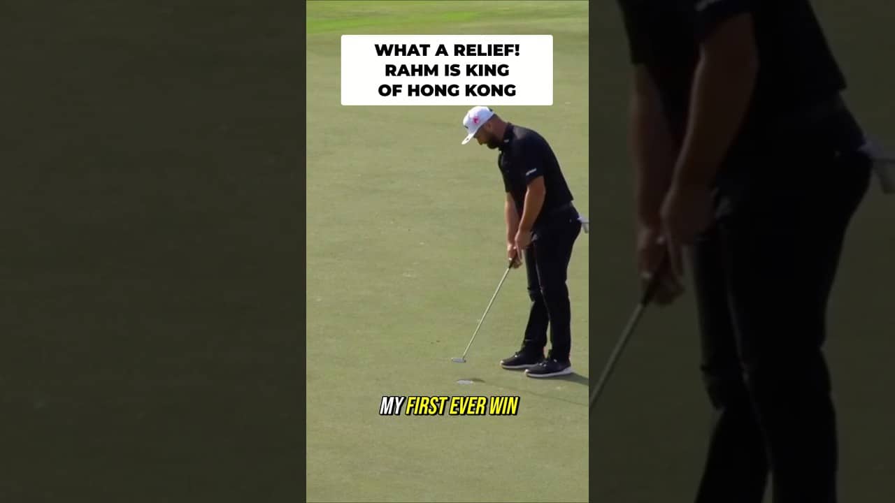 🏆 Rahm wins LIV Golf Hong Kong compares relief to his biggest career victories! #shorts