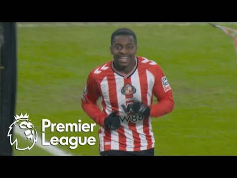 Brian Brobbey's 'BRILLIANT' finish puts Sunderland 2-1 ahead of Palace | Premier League | NBC Sports