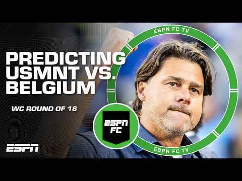 United States vs. Belgium PREDICTIONS 🍿 2026 World Cup Round of 16 | ESPN FC