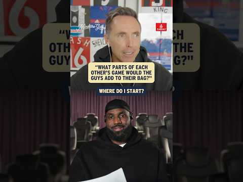 Imagine LeBron with Steve's hesi pull and Steve with LeBron's athleticism 👀 #lebron #stevenash