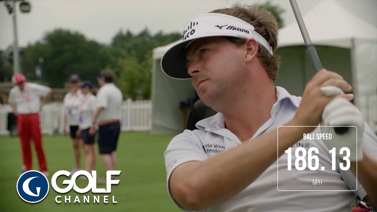 Keith Mitchell hits BOMBS with Mizuno's New JPX One | Golf Channel