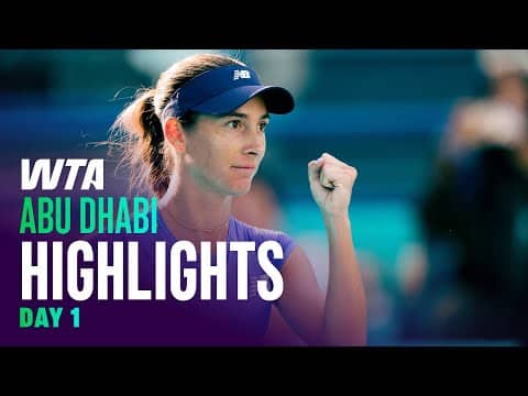 Day 1 in Abu Dhabi featuring Samsonova, Fernandez, Kessler and more | WTA Match Highlights