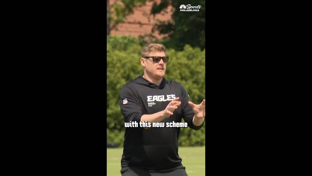 New offensive line coach Chris Kuper has the Eagles working HARD so far