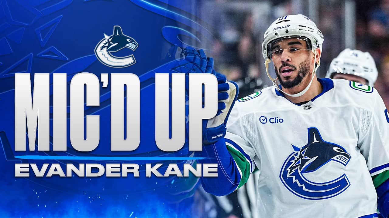 Evander Kane Mic'd Up for his 1000th NHL Game | Canucks at Golden Knights (Mar 30, 2026)