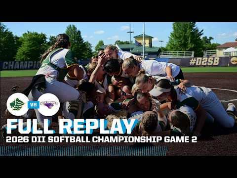 Saint Leo vs. McKendree: 2026 DII softball championship Game 2 | FULL REPLAY