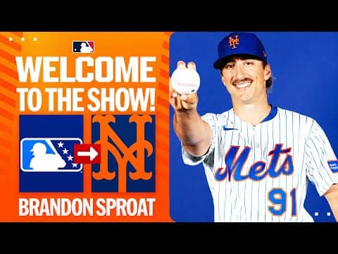 Top Mets prospect Brandon Sproat is ready to make an impact in his debut! (Minor league highlights)