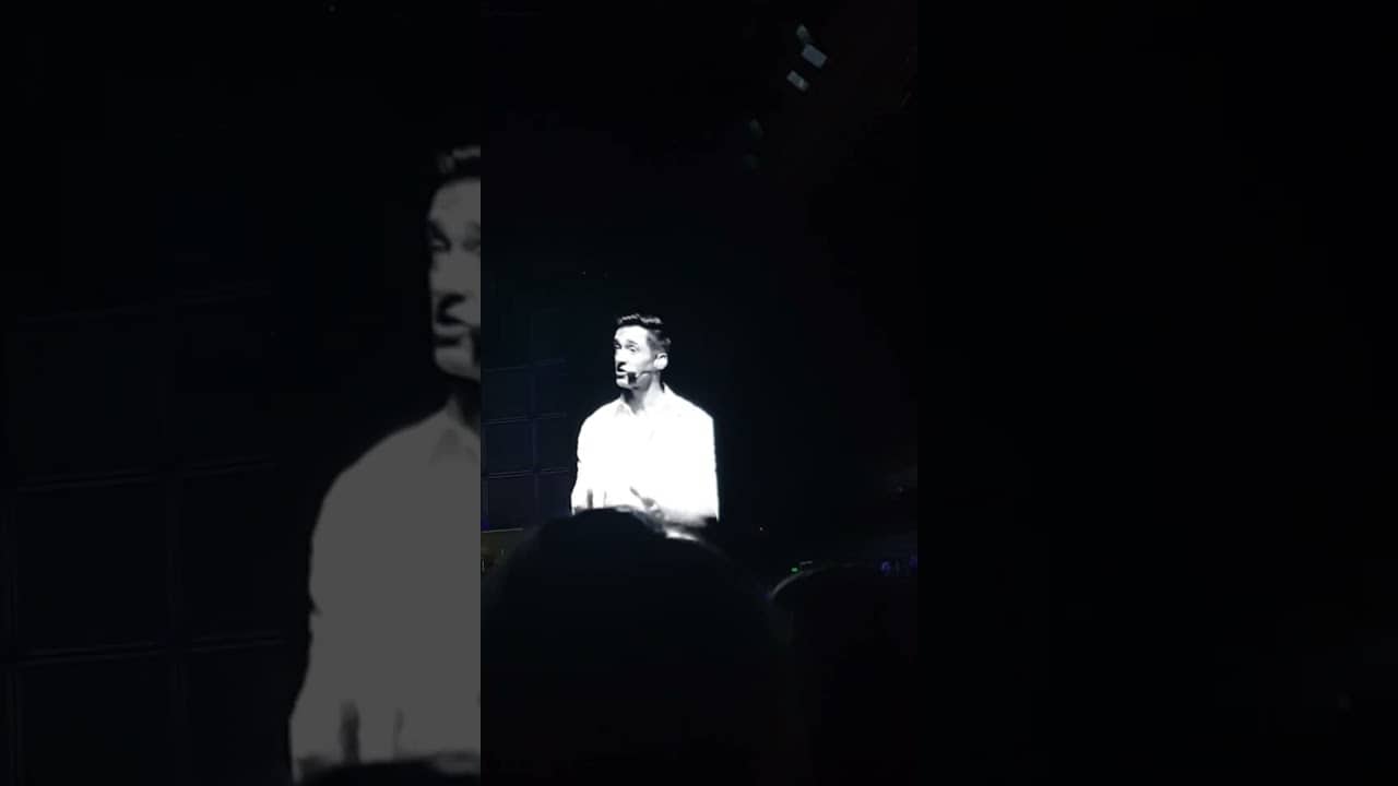 Hugh Jackman Adelaide concert - Deep words