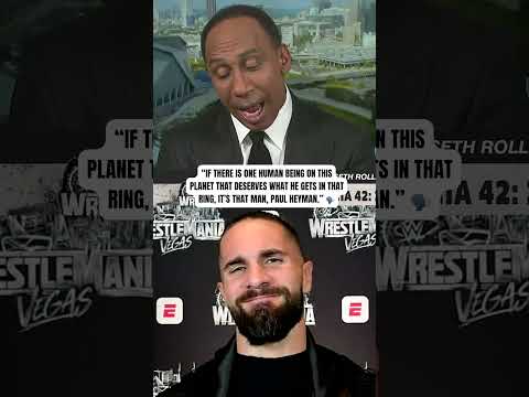 Stephen A. had to call out Seth Rollins 👀