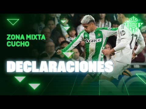 Zona Mixta del Cucho Hernández tras el #RealMadridRealBetis 🗣🎙 | Real BETIS Balompié