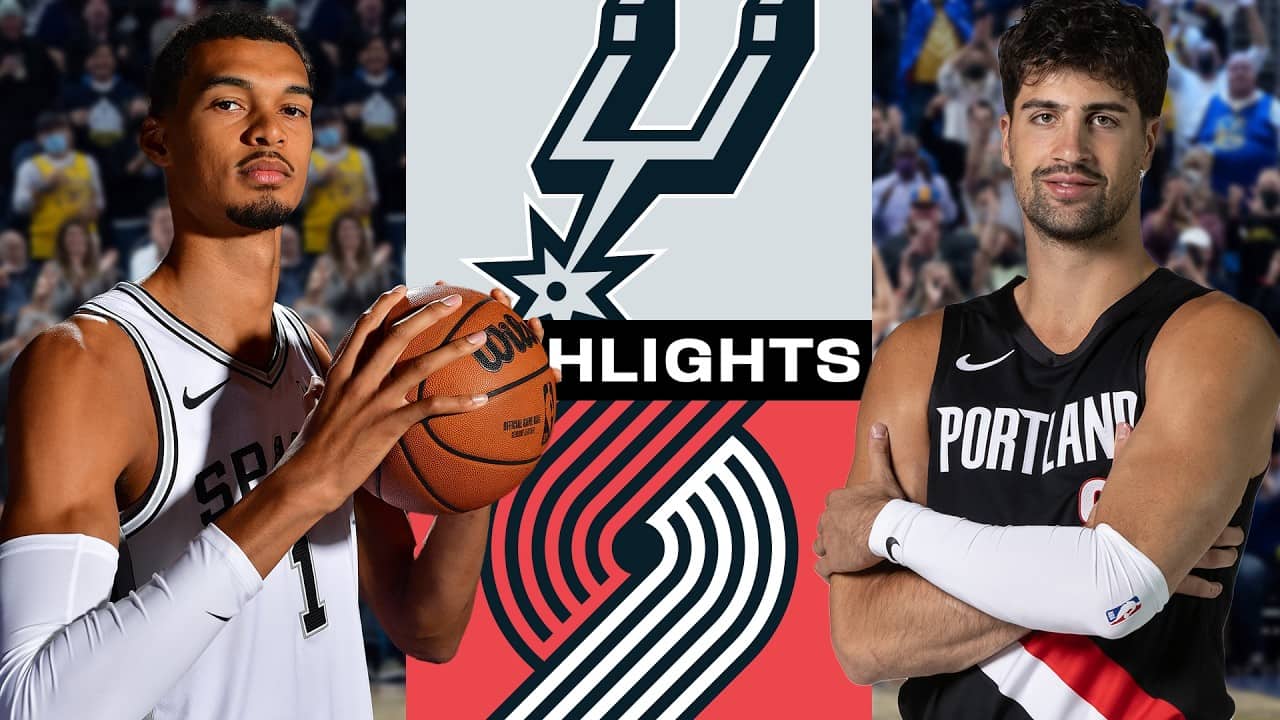 EVERY BIG MOMENT FROM SPURS VS TRAIL BLAZERS THIS SEASON!