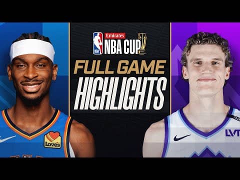 THUNDER at JAZZ | EMIRATES NBA CUP 🏆 | FULL GAME HIGHLIGHTS | November 21, 2025