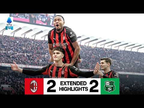 Extended Highlights | Doppio Bartesaghi per il pari rossonero | Milan 2-2 Sassuolo | Serie A 2025/26