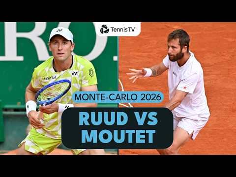 Casper Ruud vs Corentin Moutet ⚔️ | Monte-Carlo 2026 Match Highlights