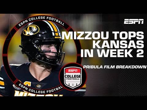 Breaking down Beau Pribula’s big game for Missouri (📍@ModeloUSA)  |  The College Football Show