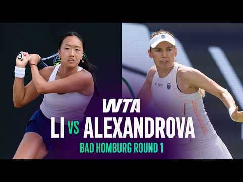 Ann Li vs. Ekaterina Alexandrova |  2026 Bad Homburg Round 1 | WTA Match Highlights