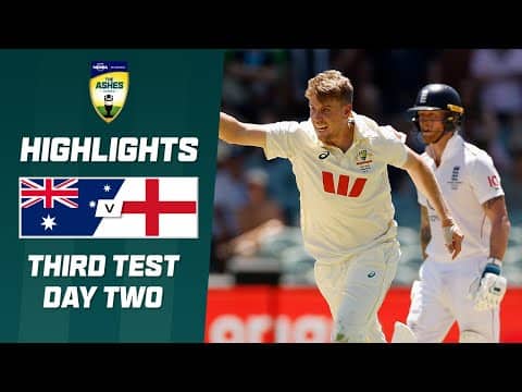 Australia v England 2025-26 | Third #Ashes Test | Day Two
