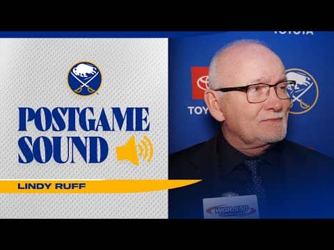 "A-Plus Game" | Lindy Ruff After Win Over New York Rangers | Buffalo Sabres
