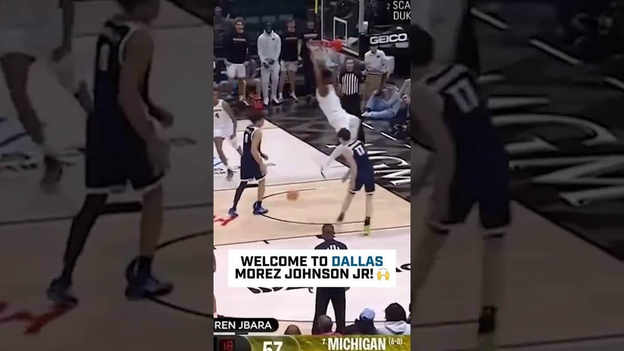 Morez Johnson Jr. Reunited With Coach Dusty May In Dallas 🤝
