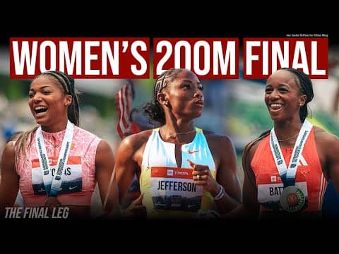 Melissa Jefferson-Wooden Takes Down Anavia Battle & Gabby Thomas in 200m | USA Womens 200 Recap